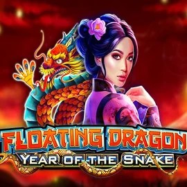 Floating Dragon Year of the Snake logo by Pragmatic Play Playboom24 Casino