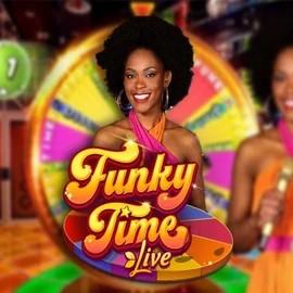 Official Live Casino logo: Funky Time by Evolution at Playboom24 Casino