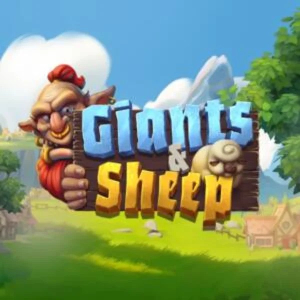Giants and Sheep logo – Slots by Relax Gaming at Playboom24 Casino