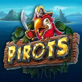 Pirots slot logo by ELK Studios at Playboom24 Casino